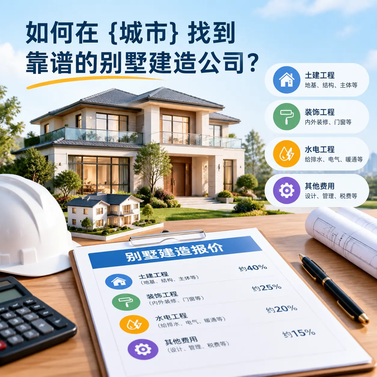 如何在 思南 找到靠谱的别墅建造公司?