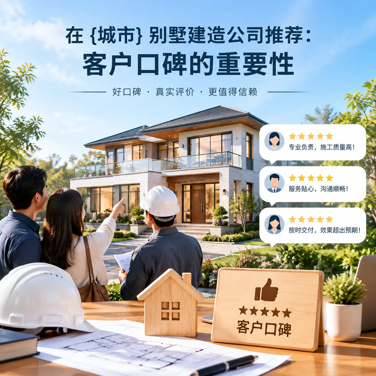 在 思南 别墅建造公司推荐：客户口碑的重要性