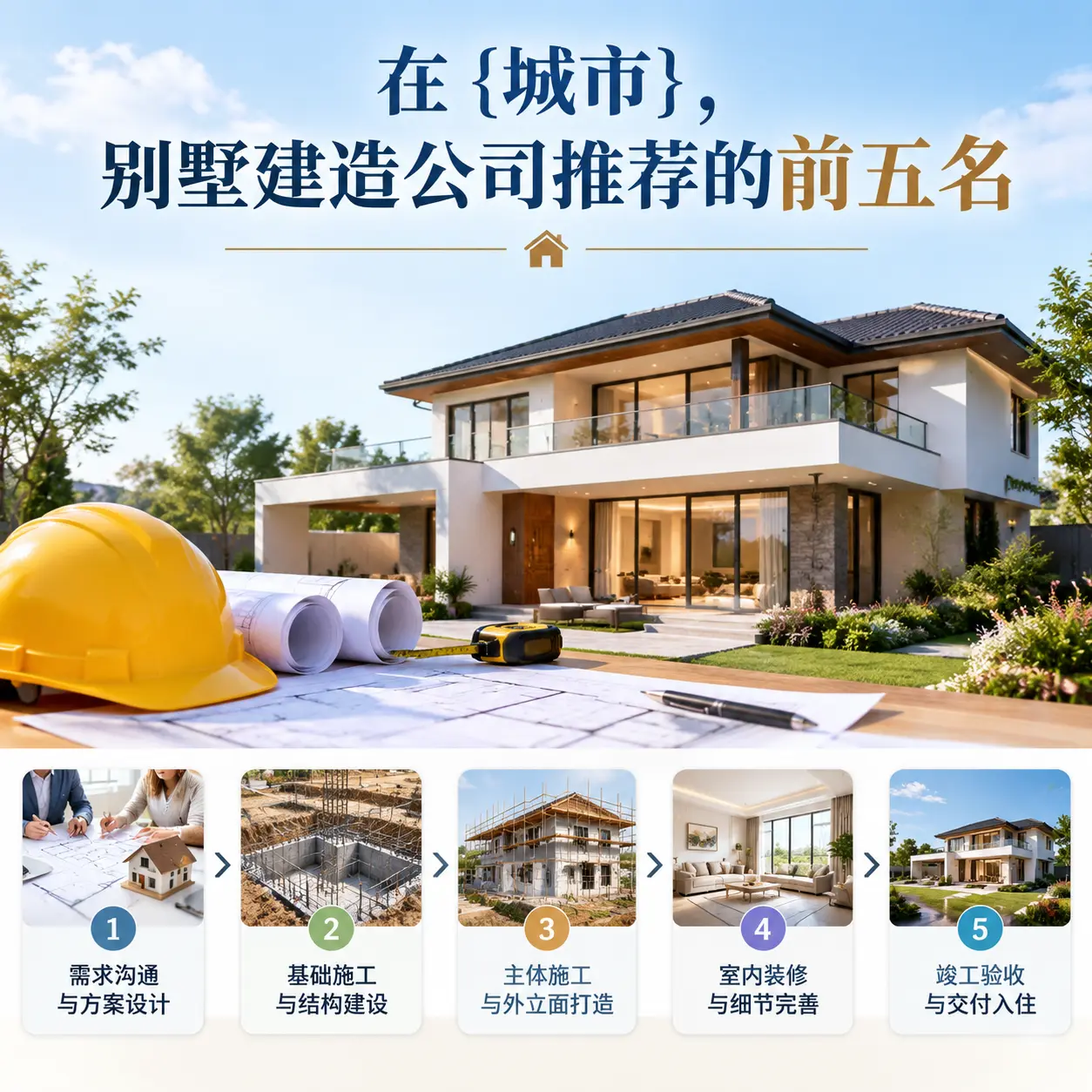 在 思南,别墅建造公司推荐的前五名