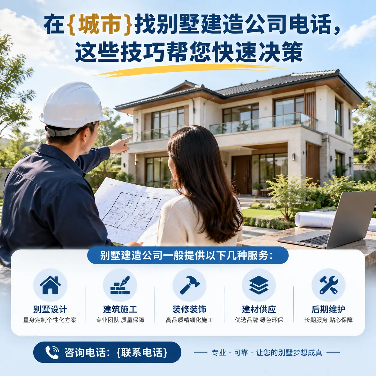 在思南找别墅建造公司电话，这些技巧帮您快速决策
