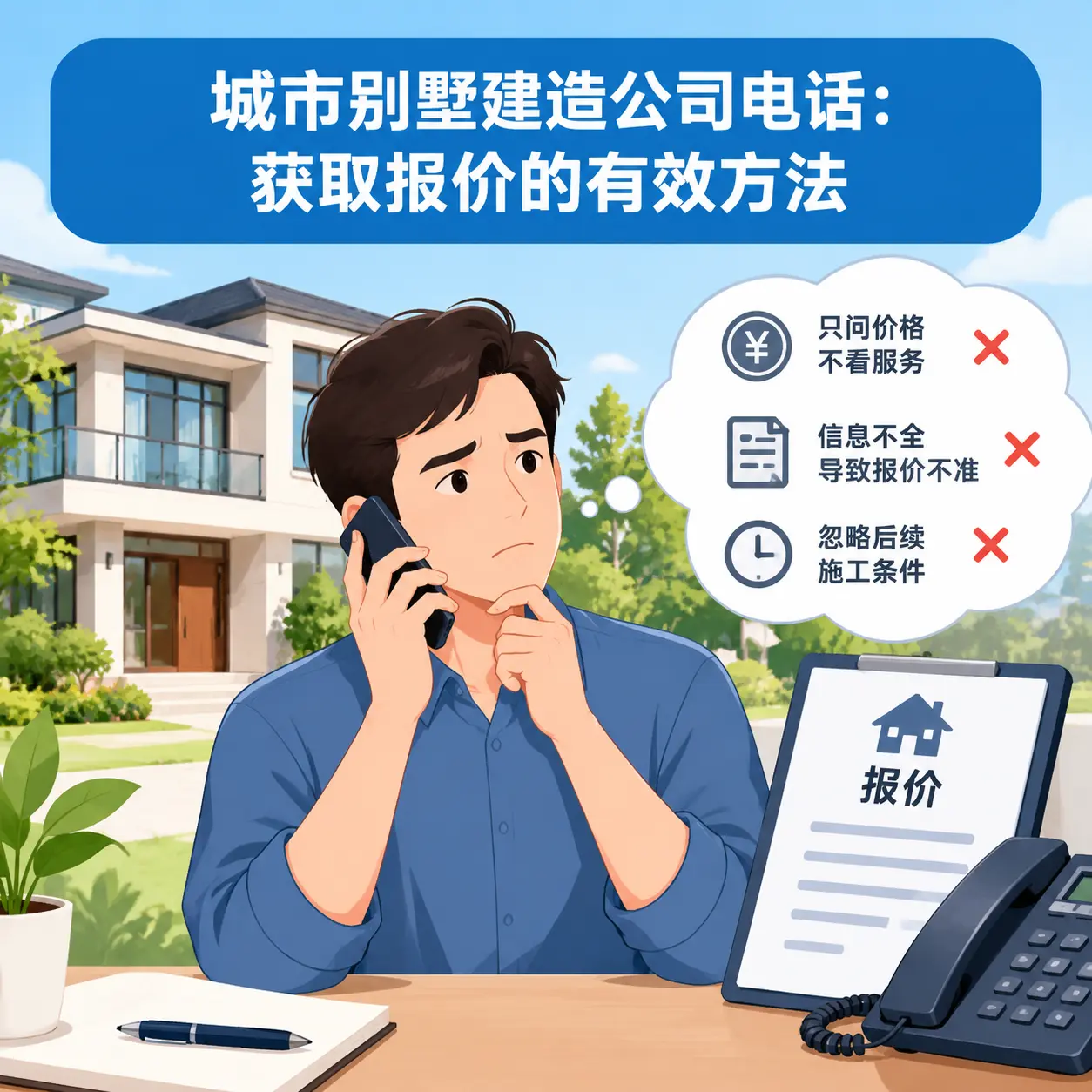 思南别墅建造公司电话:获取报价的有效方法